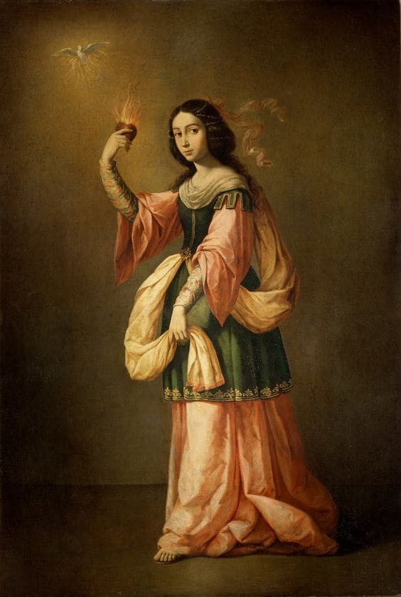 Alegoría de la Misericordia de Zurbarán